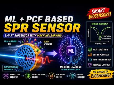 Machine Learning Augmented PCF-SPR Sensor | Smart Biosensor Explained (Research Paper)