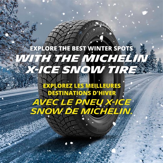 1.2K views | Snowy wonderland or an icy escape, get ready for your journey with Michelin X-Ice Snow tire—designed to outlast the seasons! https://bit.ly/3ZnH2Ip - Paysages de neige merveilleux ou escapades glacées, le pneu Michelin X-Ice Snow reste le plus endurant! https://bit.ly/49iyG83 | Michelin | Facebook