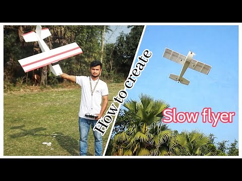 How to make a slow flyer rc airplane | rc life