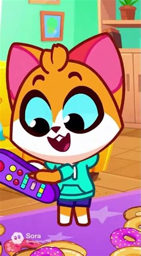 Funny Pals – Magic Remote Chaos! 🎮🍩 #shorts #FunnyPals