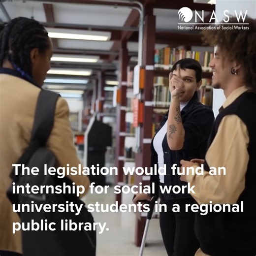 Some important legislation from Rep. Sylvia Garcia (D-TX) that could lead to more #SocialWorkers employed in libraries. | National Association of Social Workers
