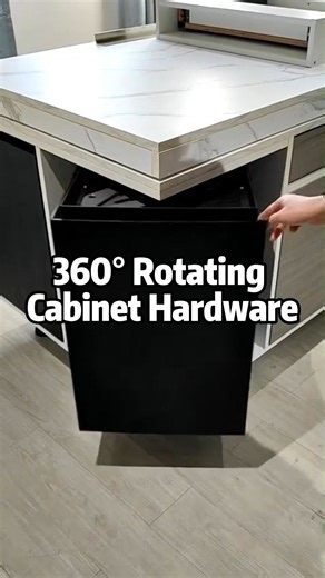 A rotating cabinet system that rotates 360°, designed for inside corners, outside corners, and edge cabinets. Smooth access from every angle, engineered with finger-safe spacing and precision hardware for seamless integration into custom cabinetry. ✨ Flexible layouts. Clean execution. #RotatingCabinet #CabinetHardware #KitchenHardware #CustomCabinetry #CornerCabinet #EdgeCabinet #InteriorRenovation #HomeRenovation #BuiltInDesign #InteriorDesign #PremiumHardware #ModernCabinetry #DIY #lumispace |