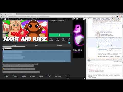 how to change roblox game names using inspect element