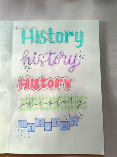 Easy Header ideas for History🌸💖#foryoupage #calligraphywriting #calligraphy #art #history