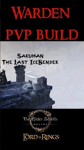 WARDEN ESO PVP BUILD! The Last IceBender - Saruman #eso #esopvp #lotr
