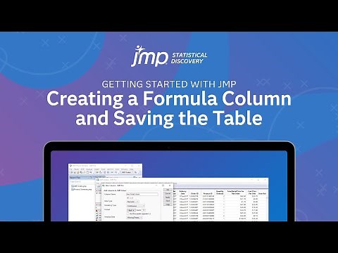 Creating a Formula Column and Saving the Table