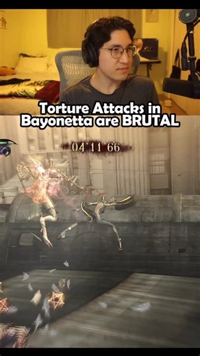 Jihyorge on Instagram: "Torture attacks in Bayonetta are BRUTAL #bayonetta"