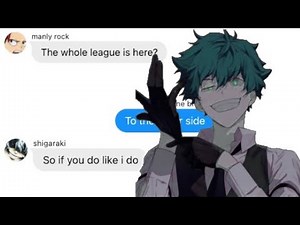 |Mha||textingstory||lyric prank|the other side|