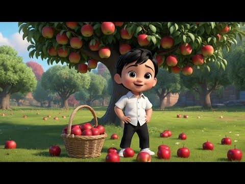 Apple Picking Adventure 🍎🚜 | Fun Learning for Kids | Nursery Rhyme