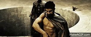 300 - this is sparta on Make a GIF