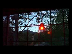 SimFlame glass telegraph insulator pendant lamp