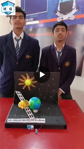 #geosatellite #spacescience #stemeducation #studentproject #innovation #class8a #hgsfaridabad #astronomy | Ritika .