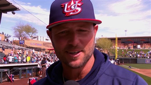 Team USA Matt Holliday talks about coaching his son