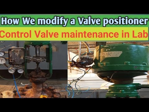 Industrial Control Valve Maintenance. Instrumentation and Control Engineering. Positioner Fisher 585