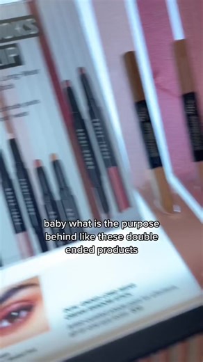 While walking around Sephora, Christina asked me about double ended...