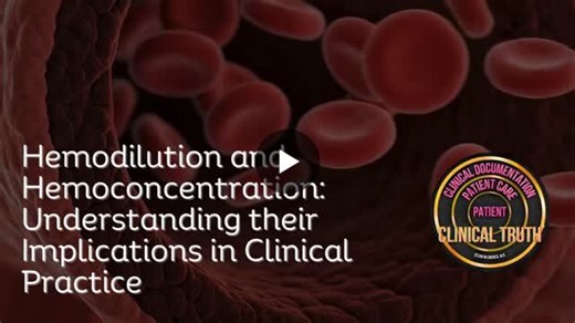 Hemodilution and Hemoconcentration: Understanding their Implications in Clinical Practice