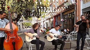 940K views · 6.1K reactions | Here again is Hot Club de Plovdiv from Bulgaria this time with their brilliant take on 'Sweet Georgia Brown'! Check them out: Hot Club de Plovdiv https://youtube.com/user/Mrpeterkoychev/ For more great videos go to: https://www.themusicman.uk/ | The Music Man | Facebook