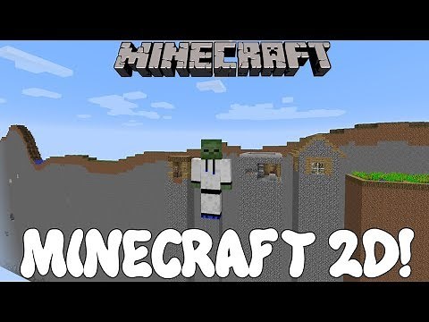 MINECRAFT EN 2D! Minecraft 1.12.2 MOD MINEGEN 2D!