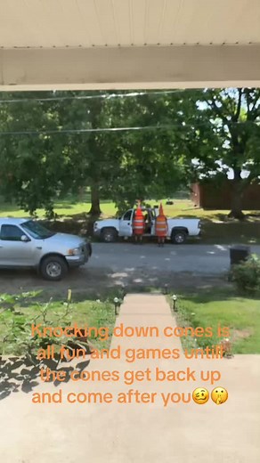 All fun and games. No threats ………. Unless #coneman #trafficcone #goodcitizen #serve #vengence #justice #cone #man
