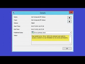 How to Fix socket error 10013?