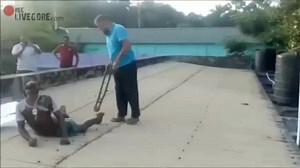 BRUTAL DEATH! ELECTROCUTED AROUND THE NECK