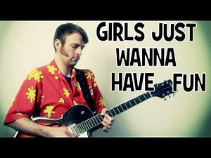 Cyndi Lauper Girls Just Want to Have Fun Guitar Chords Lesson & Tab Tutorial