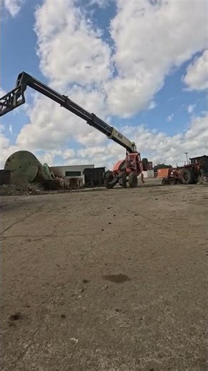 What outriggers? #fail #accident #crane #forklift #telehandler # #viral #top10 #construction #badday