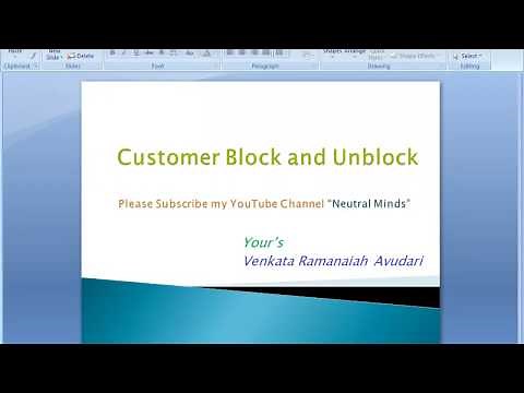 SAP SD / FI: Customer Master Blocking and Unblocking in ECC and S4 HANA
