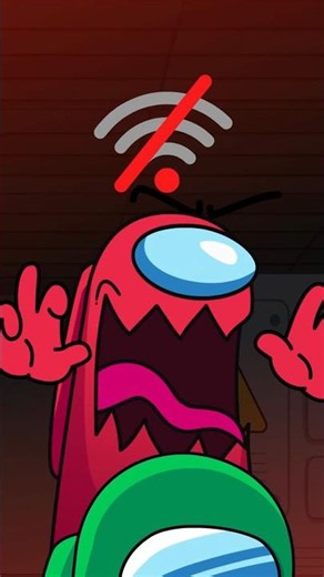 Lagging in Among Us 💀 (Animation Meme)