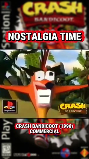 Who remembers seeing this commercial as a kid? 🤩 #gaming #nostalgia #crashbandicoot #playstation #tiktokgaming