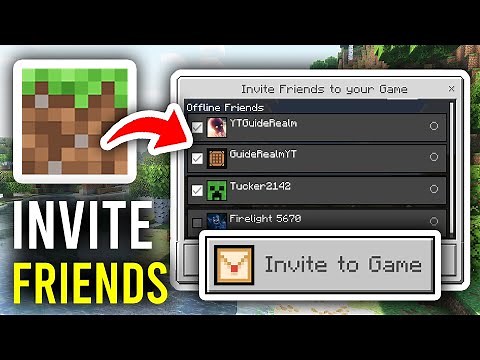 How To Invite Friends In Minecraft Bedrock - Step By Step