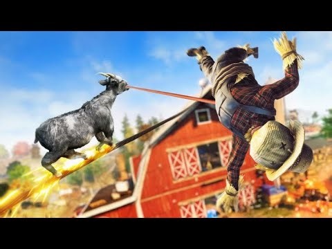 Goat Simulator Funny Gameplay🐐 | Open World Chaos _Android /Pc #viral #gameplay