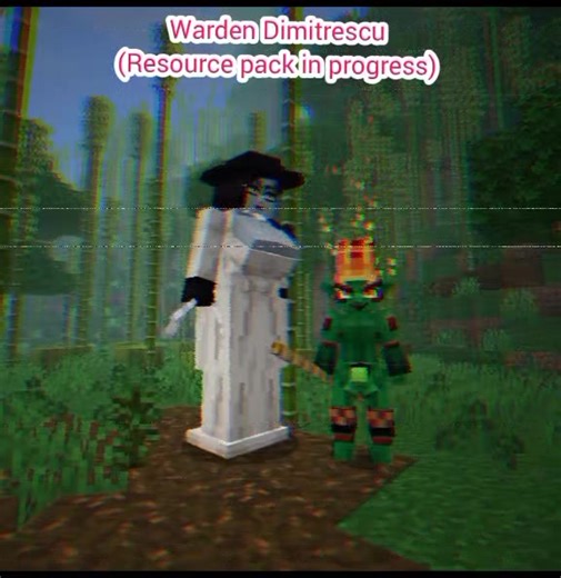 Lady Dimitrescu (Warden texture) #minecraft #addon #modder #texturepack #residentevil