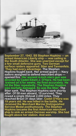 The Liberty Ship That Refused to Die: The Only Merchant Vessel to Sink a German Warship