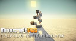 Fast & Small tileable T-Flip-Flop without Repeater Minecraft Map