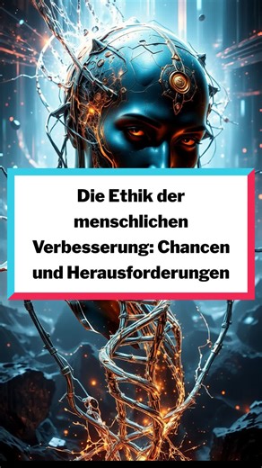 Die Ethik der menschlichen Verbesserung stellt grundlegende Fragen über unsere Identität und Verantwortung auf! Wie viel Veränderung ist gut für uns? #Transhumanismus #Ethik #MenschlicheVerbesserung #Technologie #Philosophie #Zukunftsgestaltung #philosophy #philosopher #philosophyquotes #criticalthinking #deepthoughts #existentialism #stoicism #mindfulness