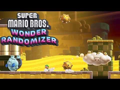 Super Mario Bros Wonder Custom Randomizer Level "Ninji Jump Party"