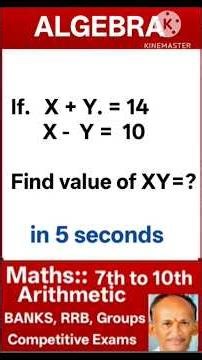 Algebra problems|Problems on algebraic equations|basic Algebra