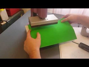 Cutting ASTM D412 Samples with a Die + Arbor Press