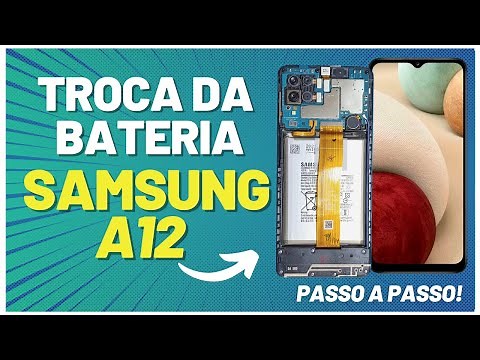 COMO TROCAR A BATERIA DO SAMSUNG A12 FÁCIL E RÁPIDO! PASSO A PASSO