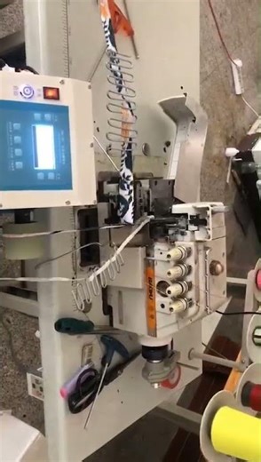 ESEW full auto spaghetti device, optional by fabric off sensor and thread break testing sensor