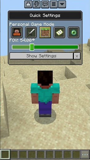 Minecraft Pocket edition Camera Angel change mod #minecraft #shorts