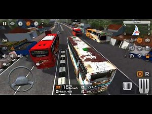 😱 Tabrakan Beruntun! Banyak Bus Oleng di Jalan BUSSID