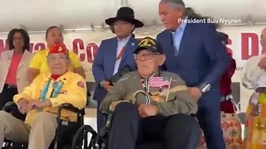 WWII code talkers honored at the Navajo Nation