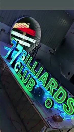 LED sign board #art #interiordesign #cnc