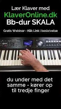 Lær Bb-dur Klaver Skala - NU