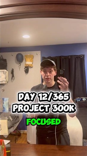 Day 12 🔥 1/12/26 - The Boring Middle #project100k #project300k #motivation #selfimprovement