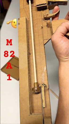 I Built A Simple Cardboard Sniper Rifle