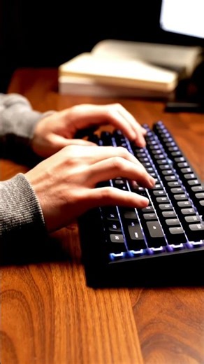 Keyboard Typing Sounds ASMR | Clean Mechanical SFX #asmrkeyboard #ambientsounds #audioeffects #short