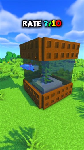 Lameeon Crafts on Instagram: "Minecraft Axolotl Tank 🤓 #minecraft #shorts #reels . . . #onlyoriginals #theoriginals"